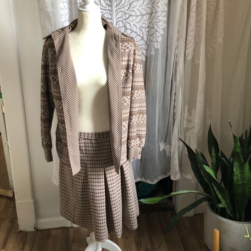 Vintage suit dress